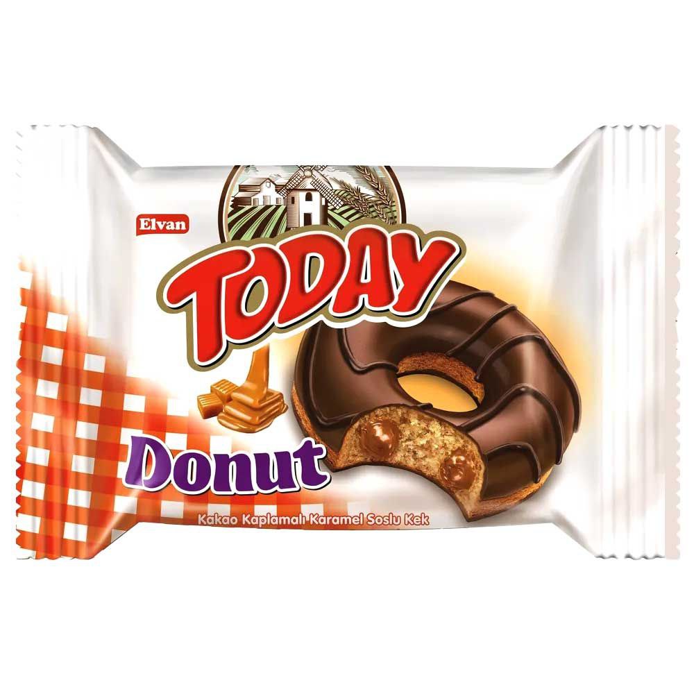 Кекс Today Donut в глазурі з карамеллю 50г